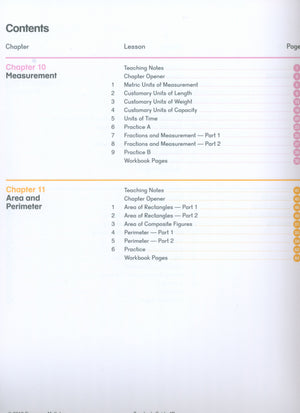 دليل معلمة الرياضيات Dimensions 4B