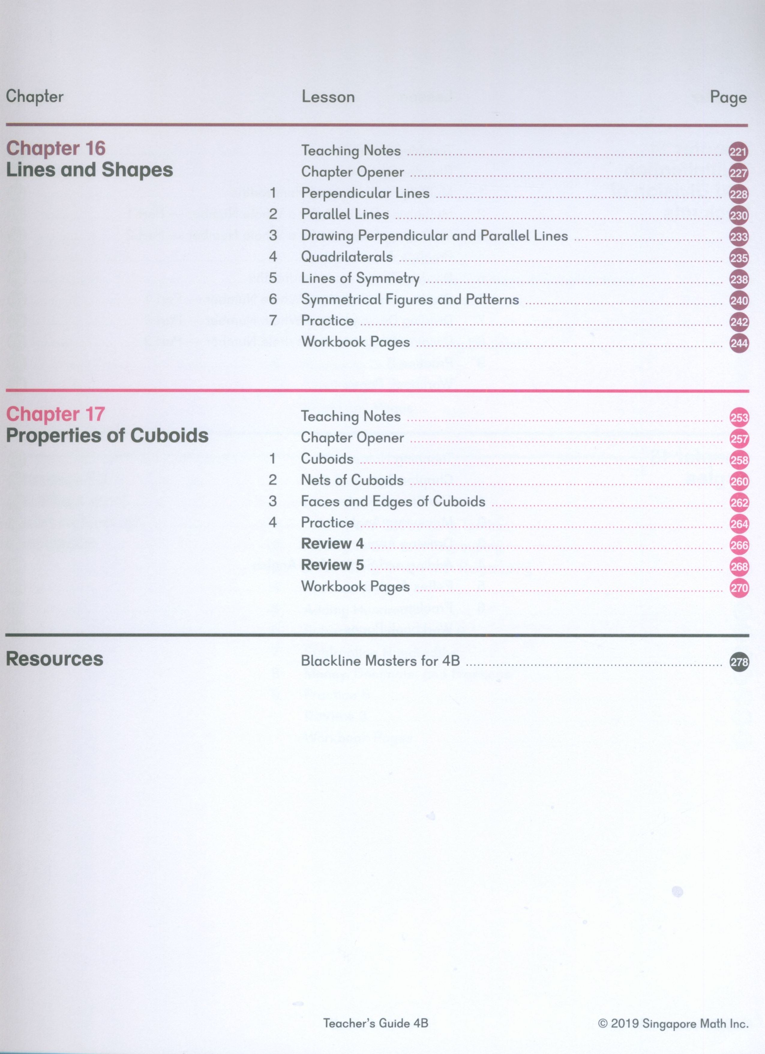 دليل معلمة الرياضيات Dimensions 4B