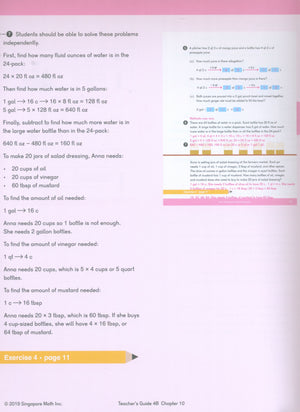 دليل معلمة الرياضيات Dimensions 4B