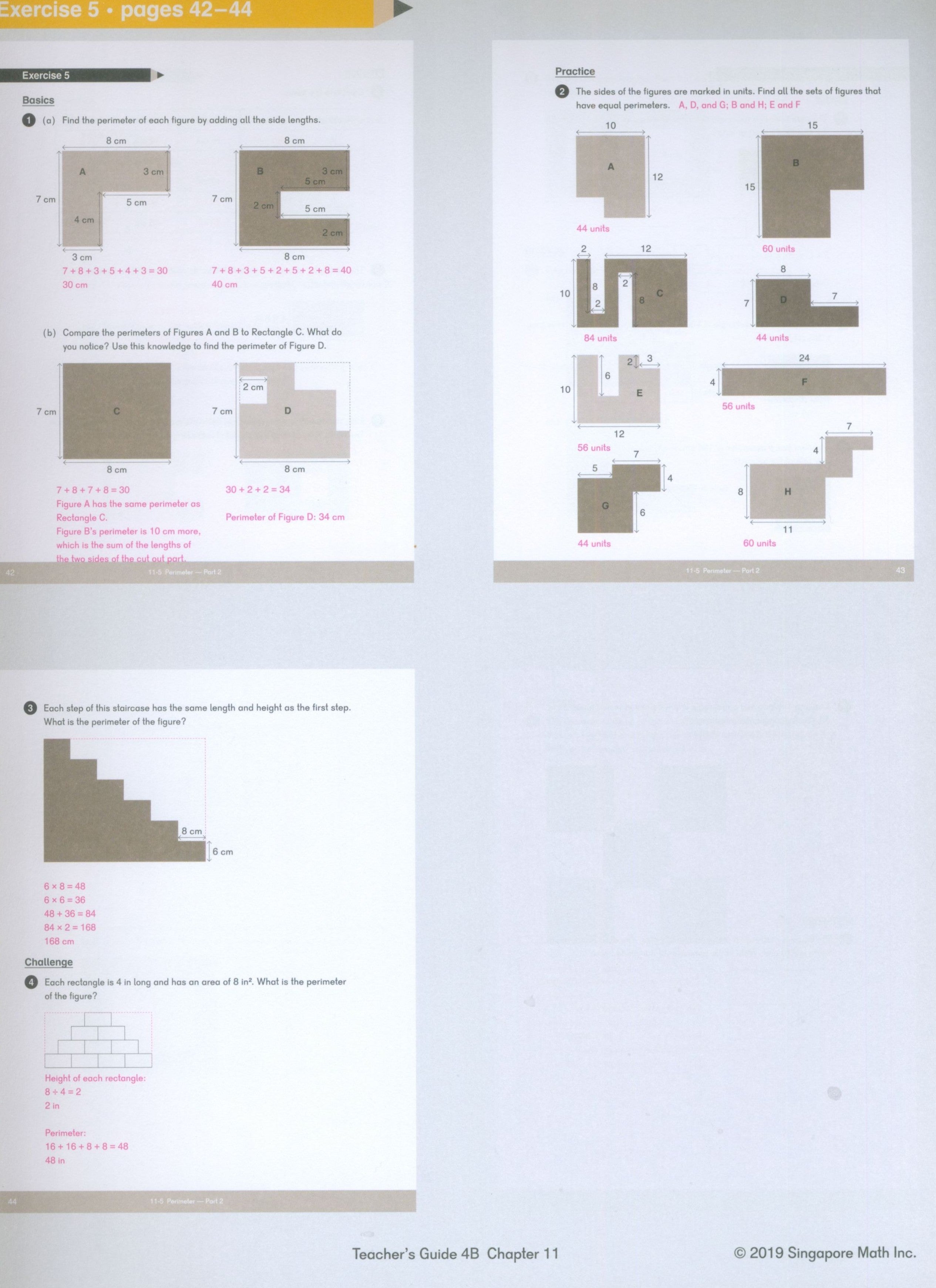 دليل معلمة الرياضيات Dimensions 4B