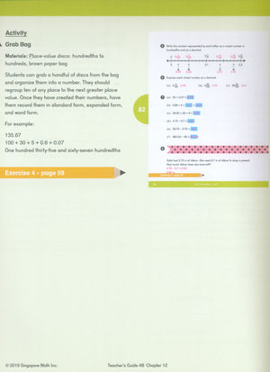 دليل معلمة الرياضيات Dimensions 4B