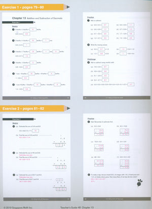 دليل معلمة الرياضيات Dimensions 4B