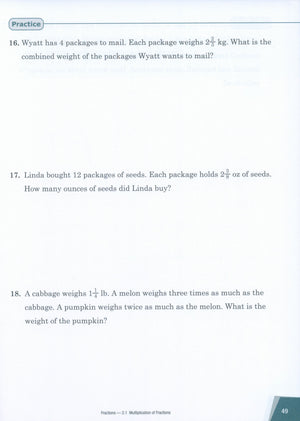 Dimensions Math Workbook 6A