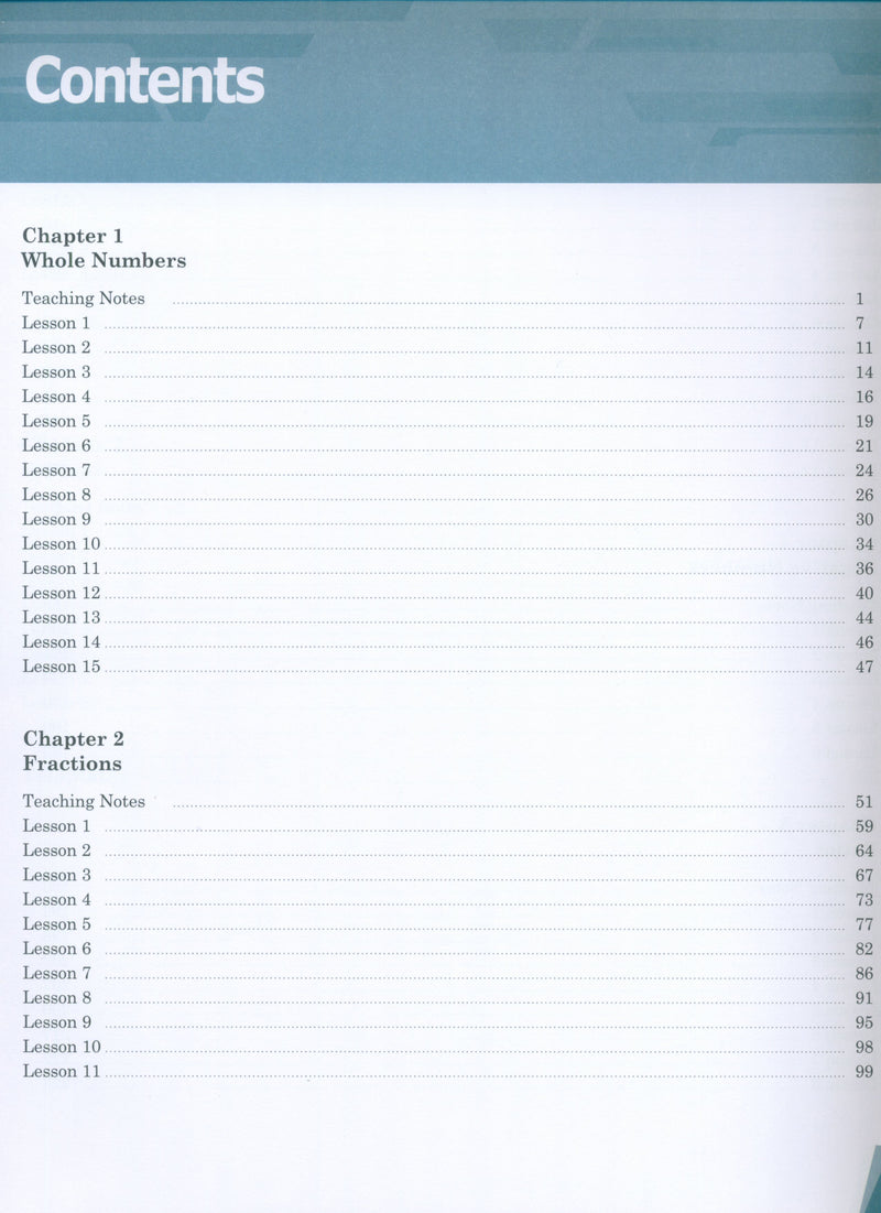 دليل المعلم Dimensions Math 6A