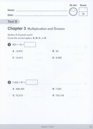 Dimensions Math Tests 5A