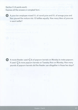 Dimensions Math Tests 5A