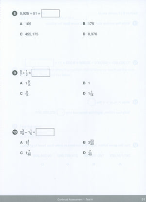 Dimensions Math Tests 5A
