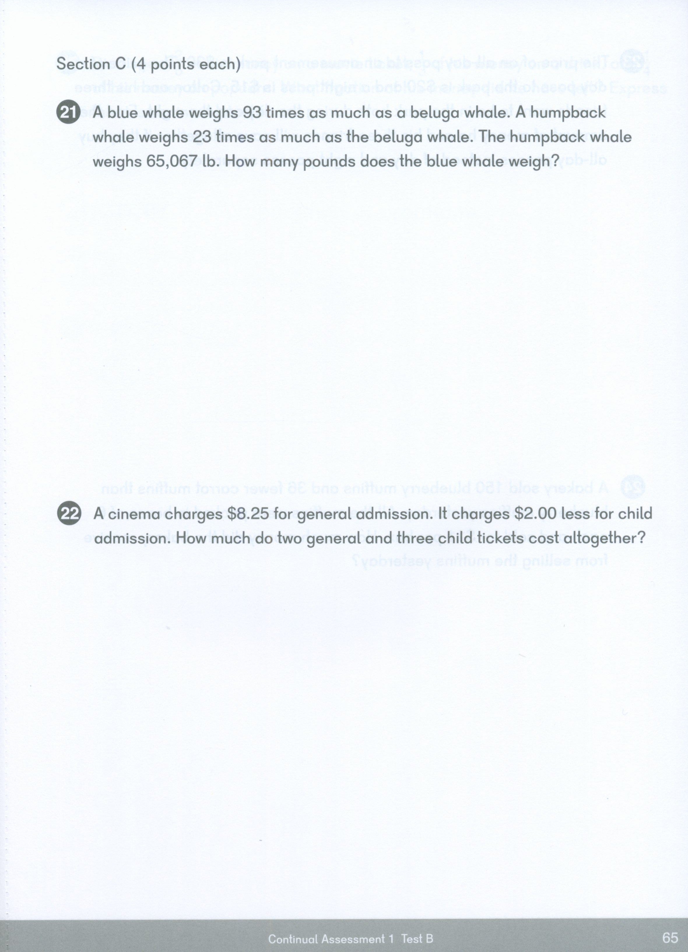 Dimensions Math Tests 5A