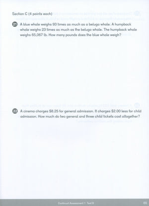 Dimensions Math Tests 5A