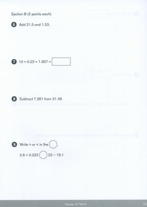 Dimensions Math Tests 5B