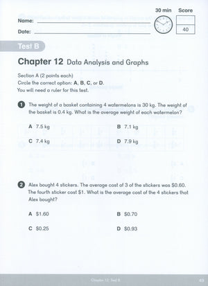 Dimensions Math Tests 5B