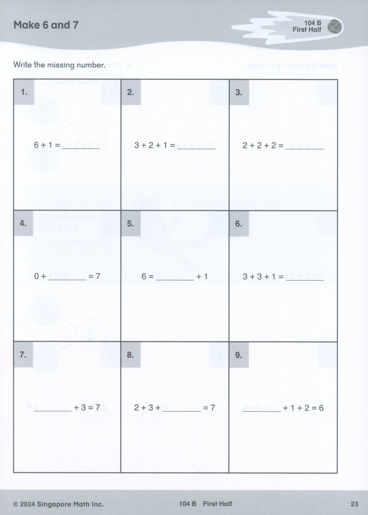 Singapore Math® Sprints 1