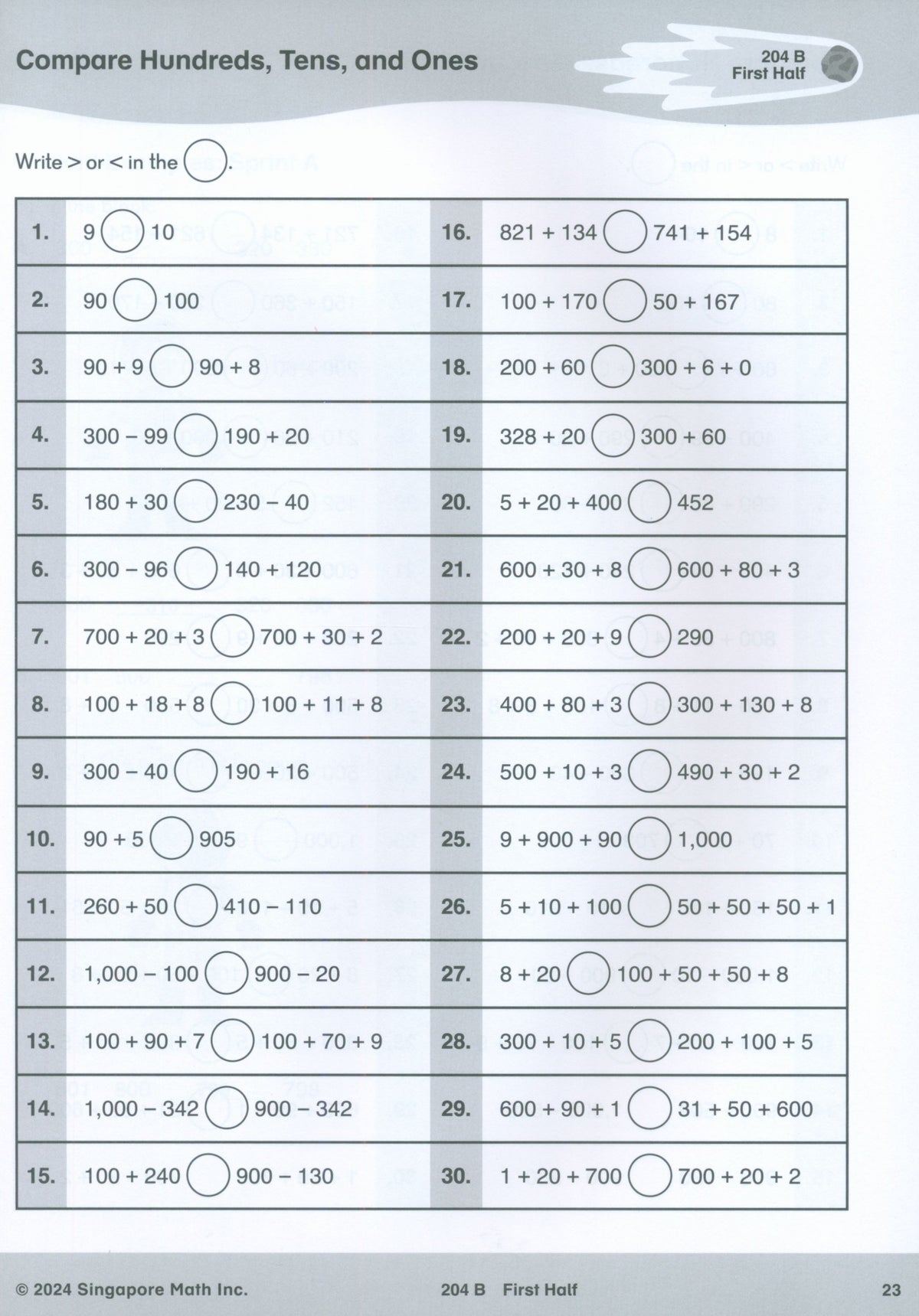 Singapore Math® Sprints 2