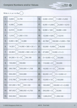 Singapore Math® Sprints 4