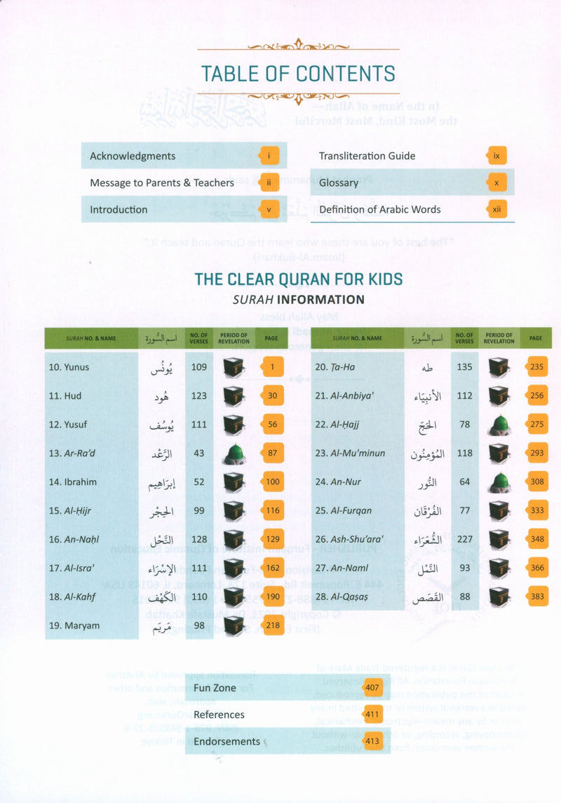 The Clear Quran Tafsir For Kids: Surahs 10-28 (Volume 2)