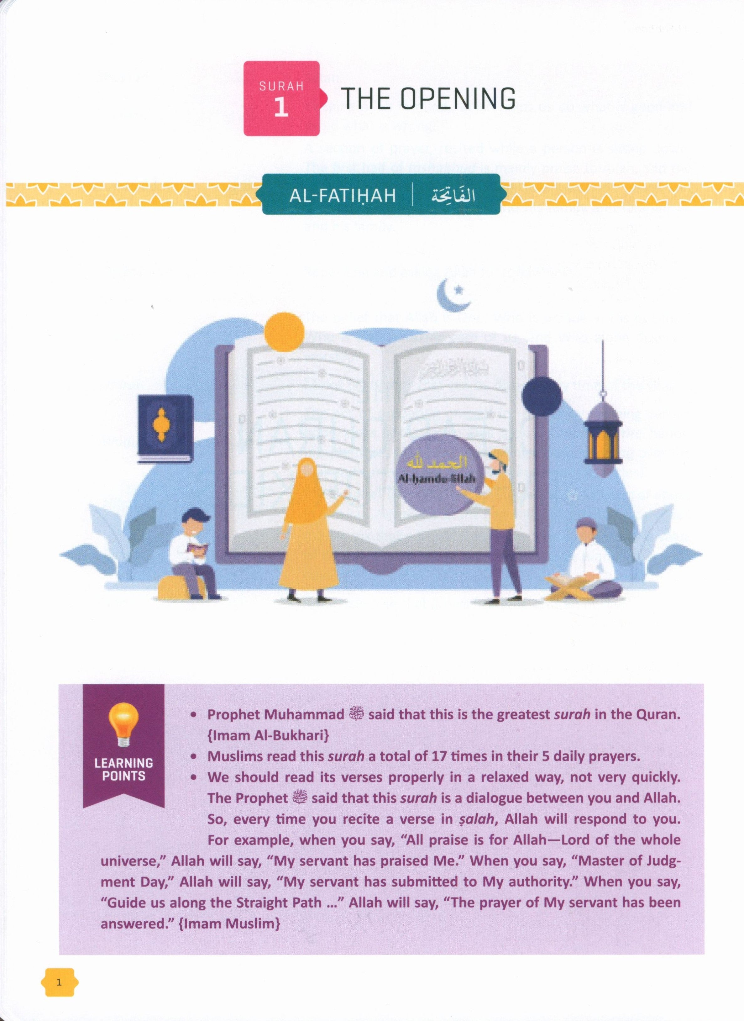 The Clear Quran Tafsir For Kids: Surahs 1-9 (Volume 1)
