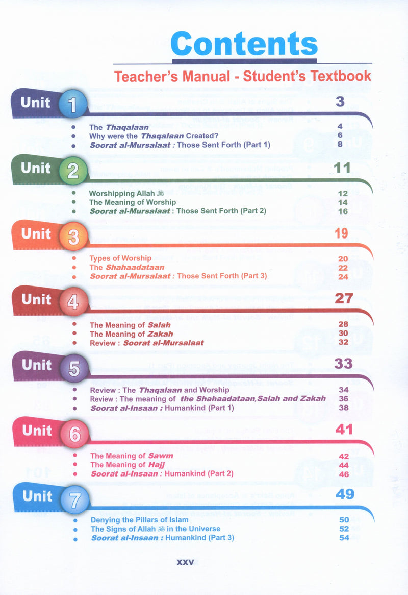 ICO Islamic Studies Teacher's Manual Level 4 Part 1