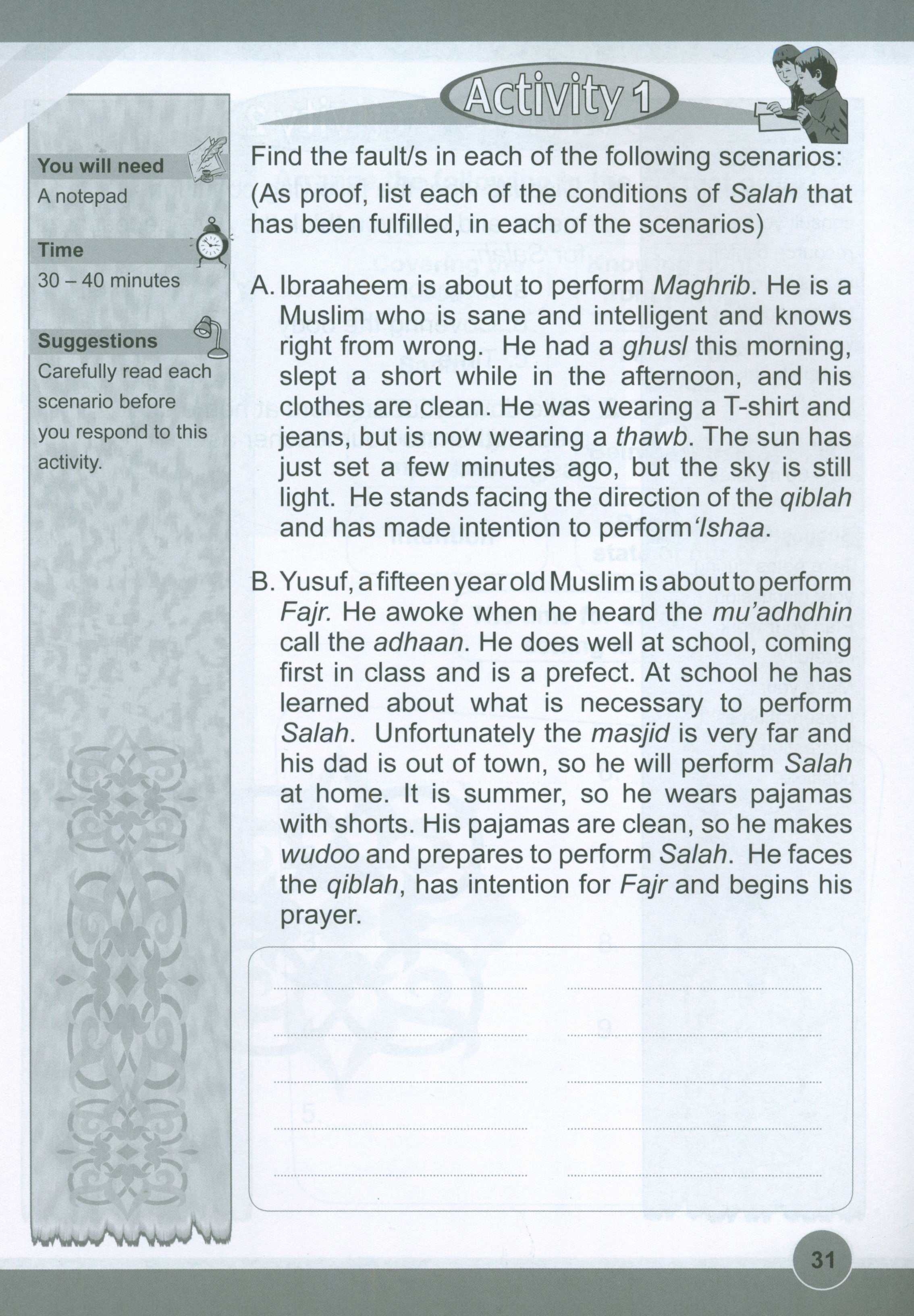 ICO Islamic Studies Workbook Level 4 Part 2
