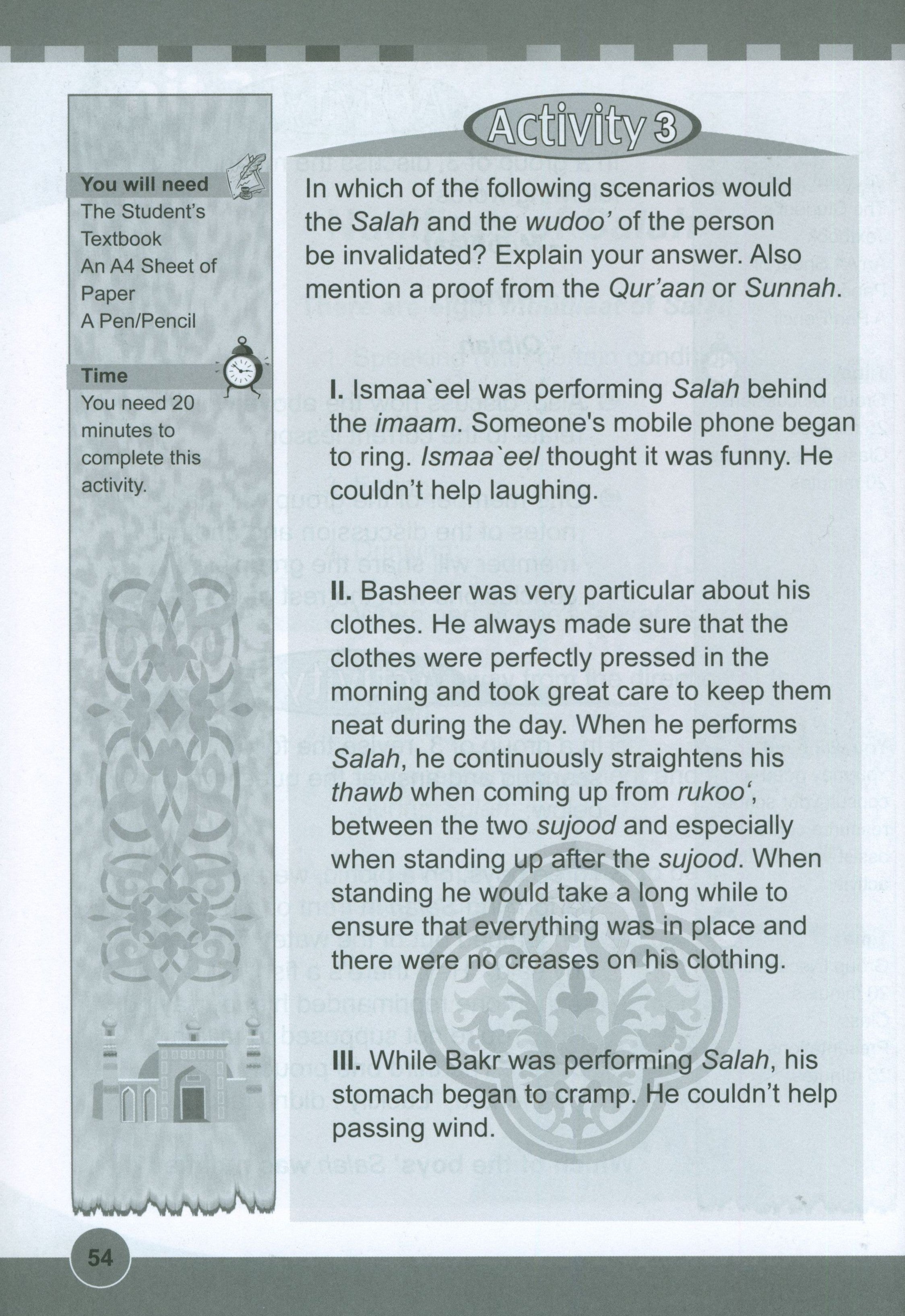 ICO Islamic Studies Workbook Level 4 Part 2