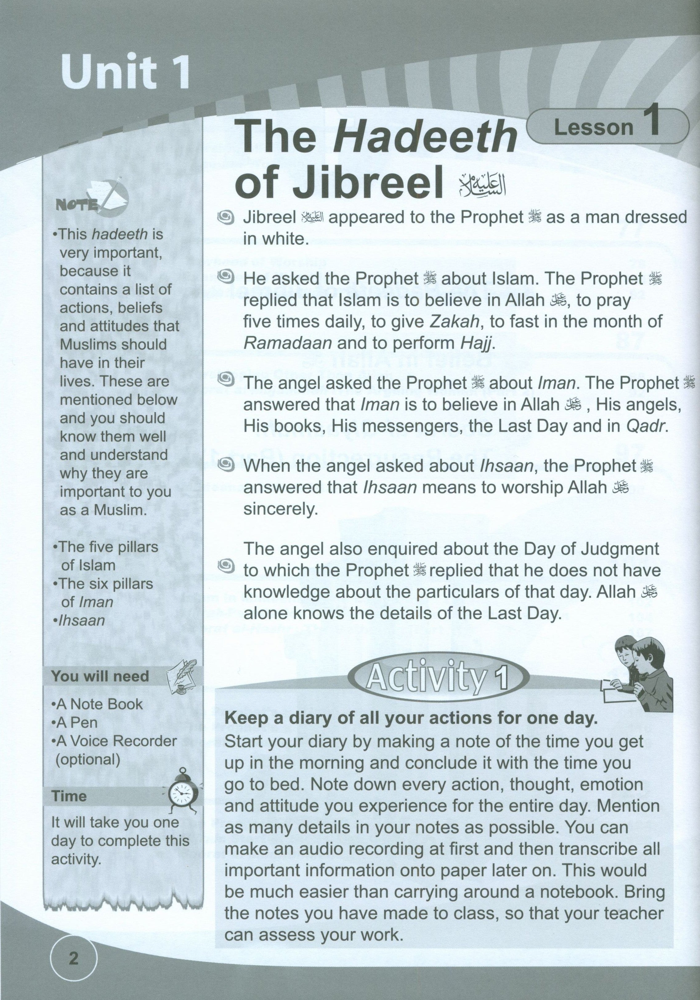 ICO Islamic Studies Workbook Level 5 Part 1
