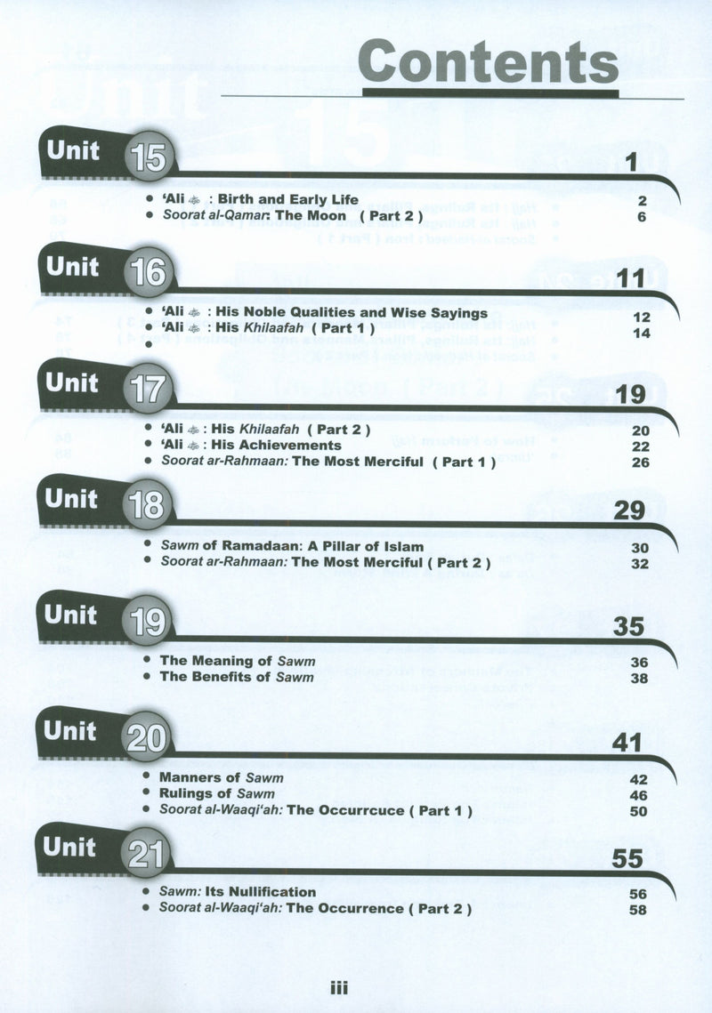 ICO Islamic Studies Workbook Level 6 Part 2