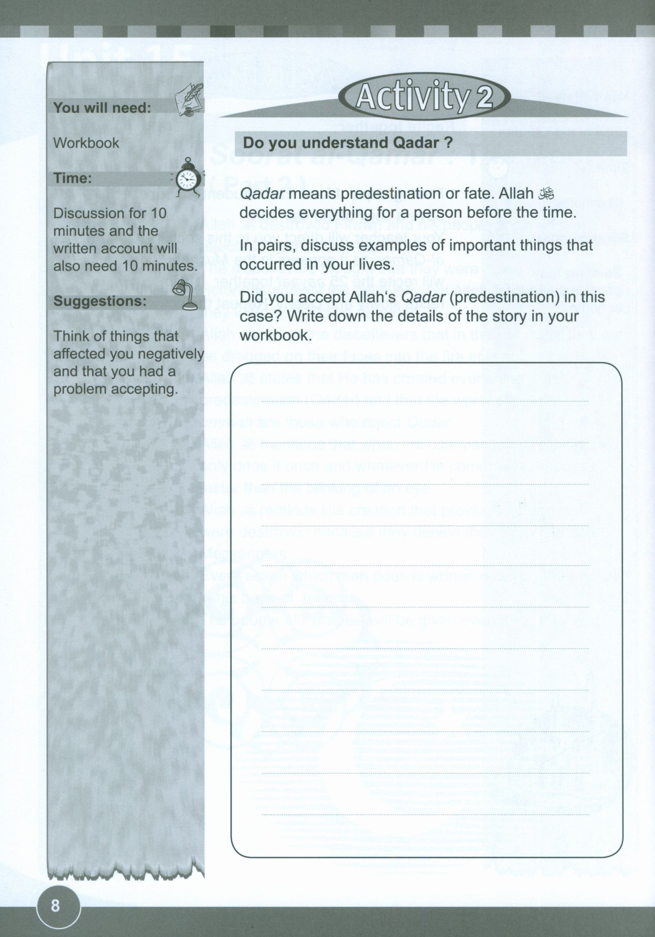 ICO Islamic Studies Workbook Level 6 Part 2