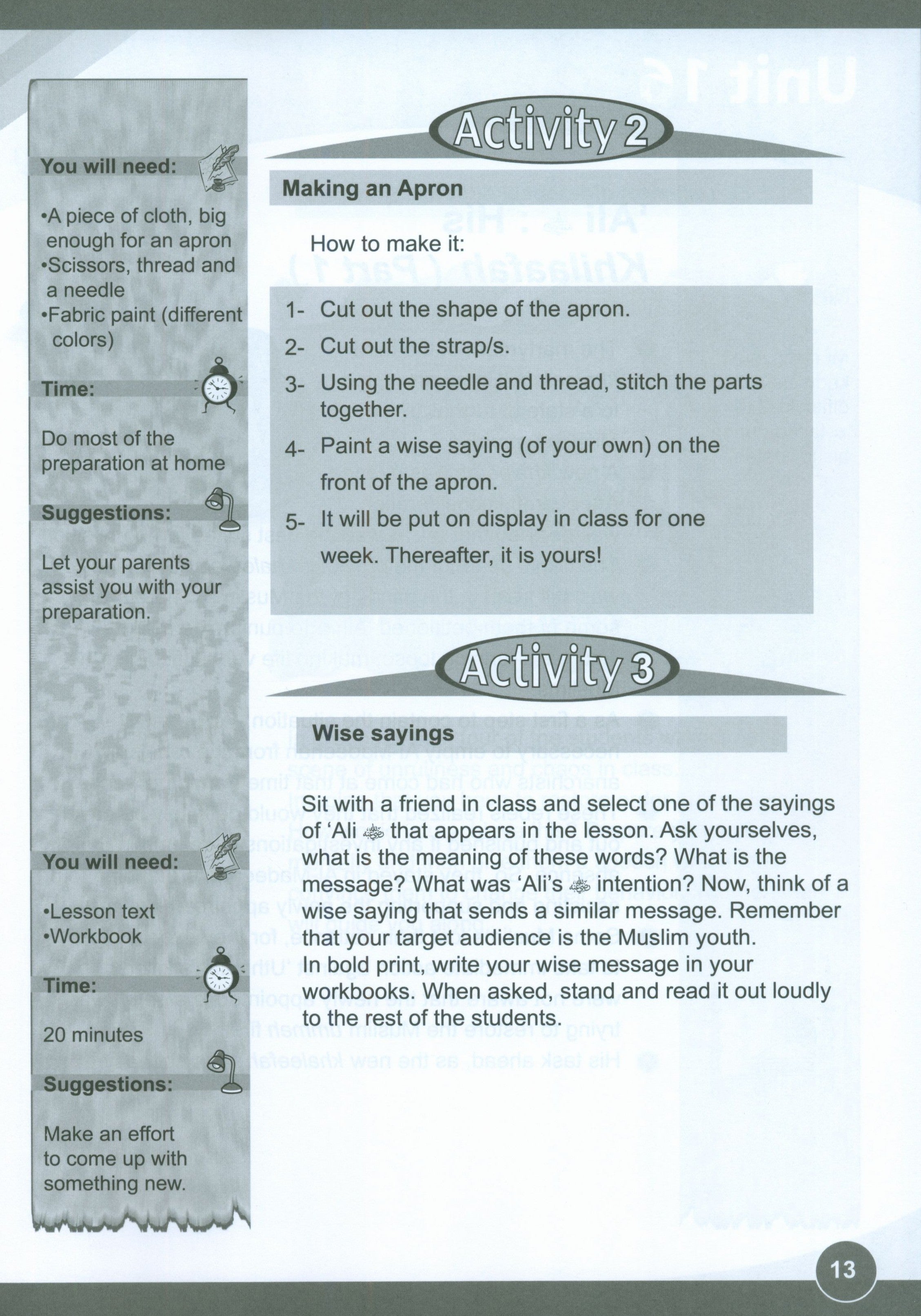 ICO Islamic Studies Workbook Level 6 Part 2