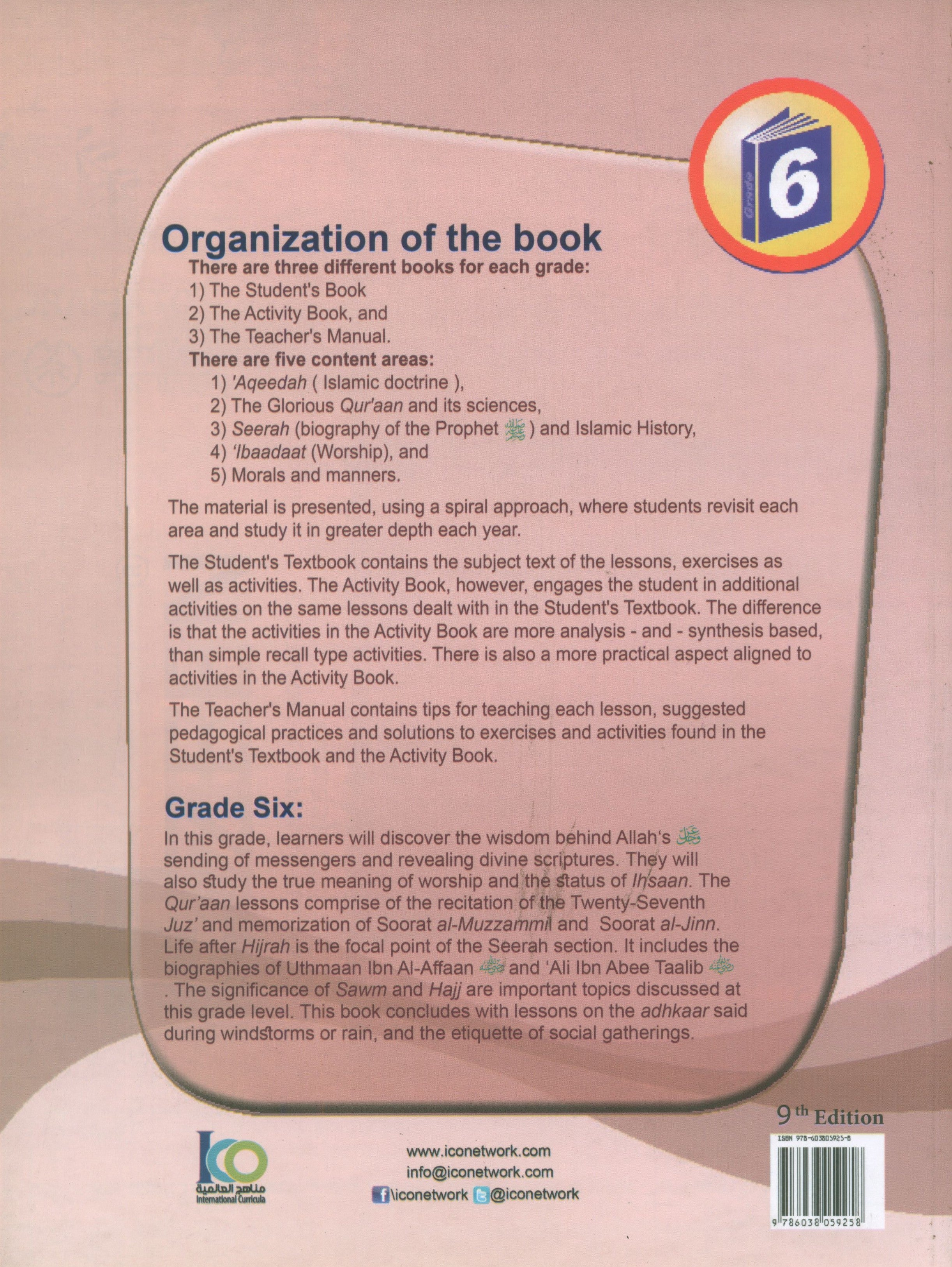 ICO Islamic Studies Textbook Level 6 Part 1
