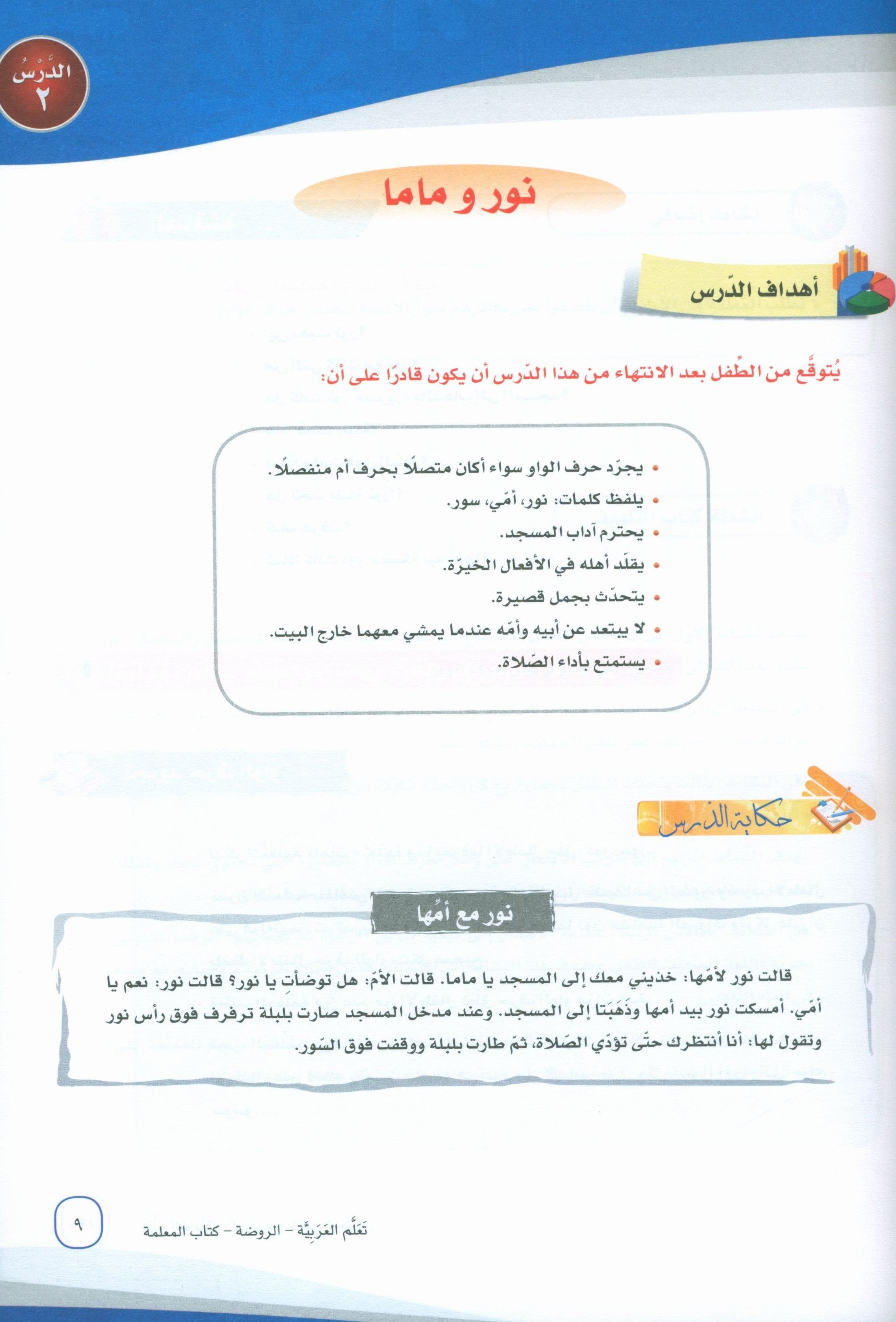 ICO Learn Arabic Teacher Book Level PreK تعلم العربية كتاب المعلم مرحلة الروضة