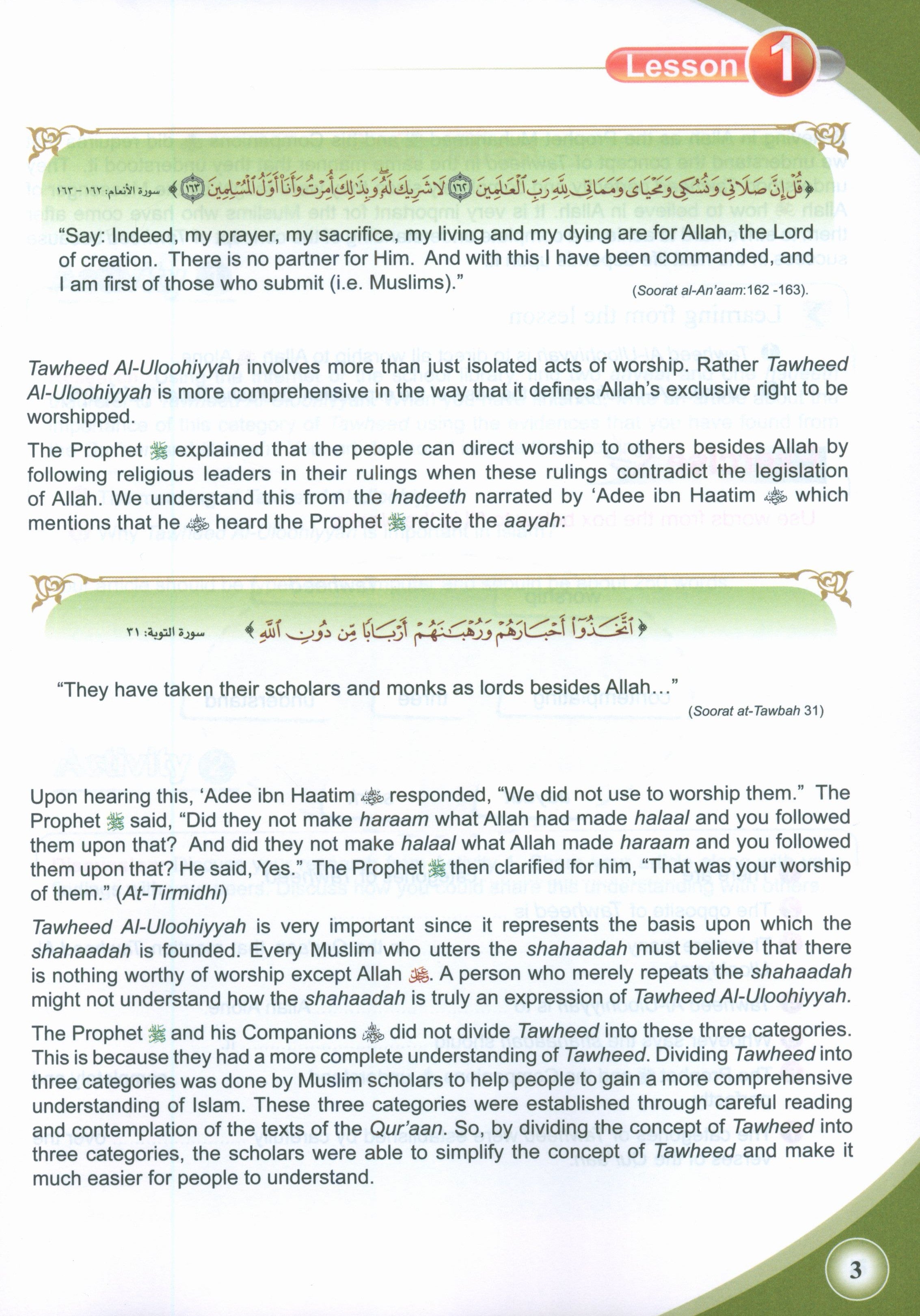 ICO Islamic Studies Textbook Level 8 Part 1