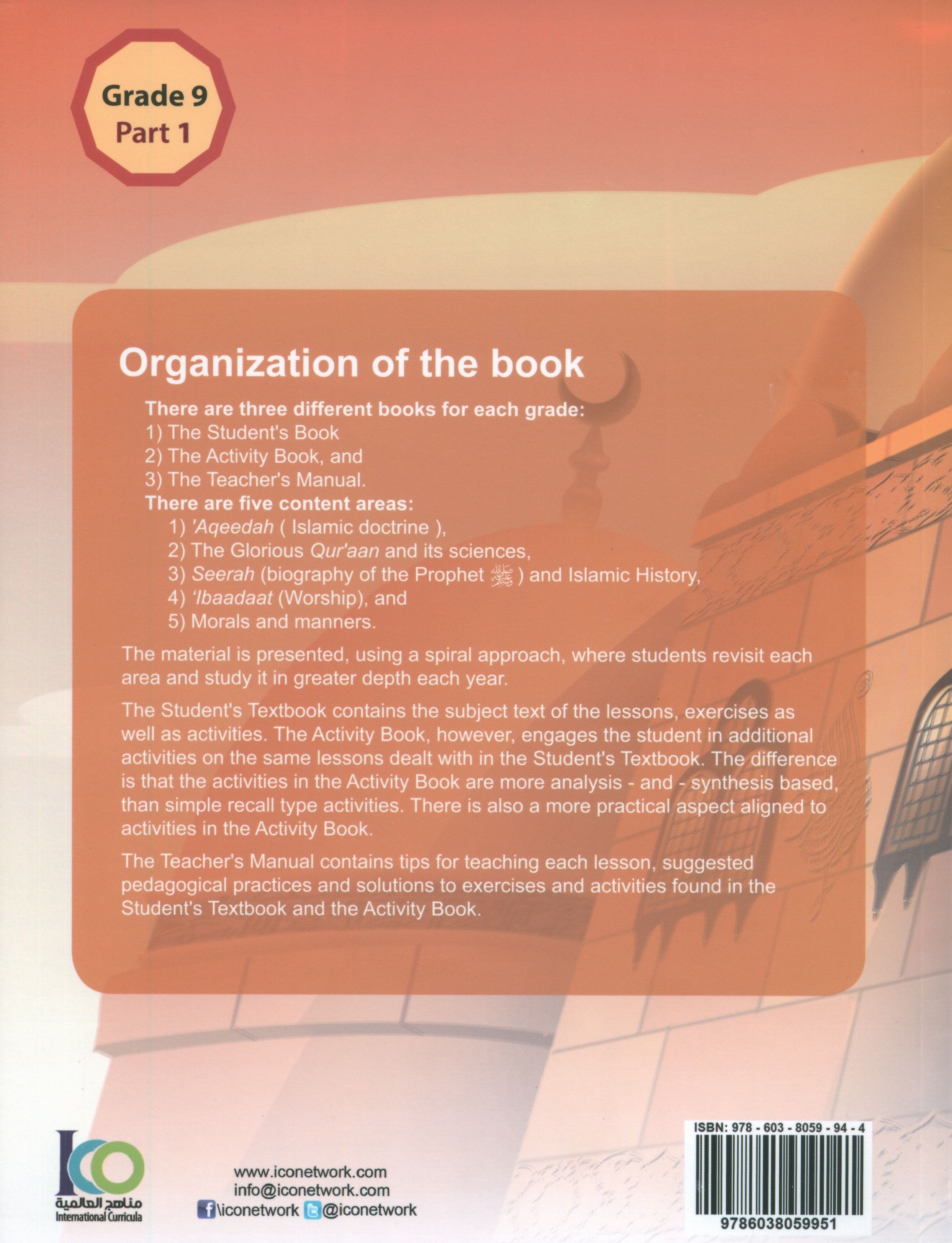 ICO Islamic Studies Teacher's Manual Level 9 Part 1