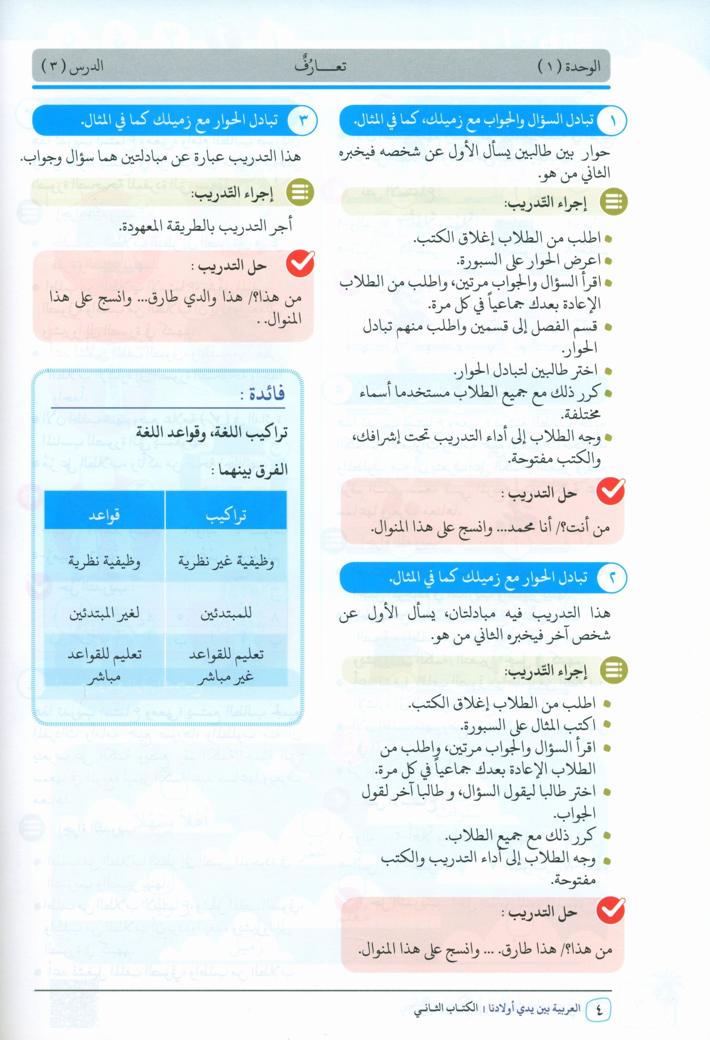 Arabic Between Our Children's Hands Teacher Guide Level 2 العربية بين يدي أولادنا