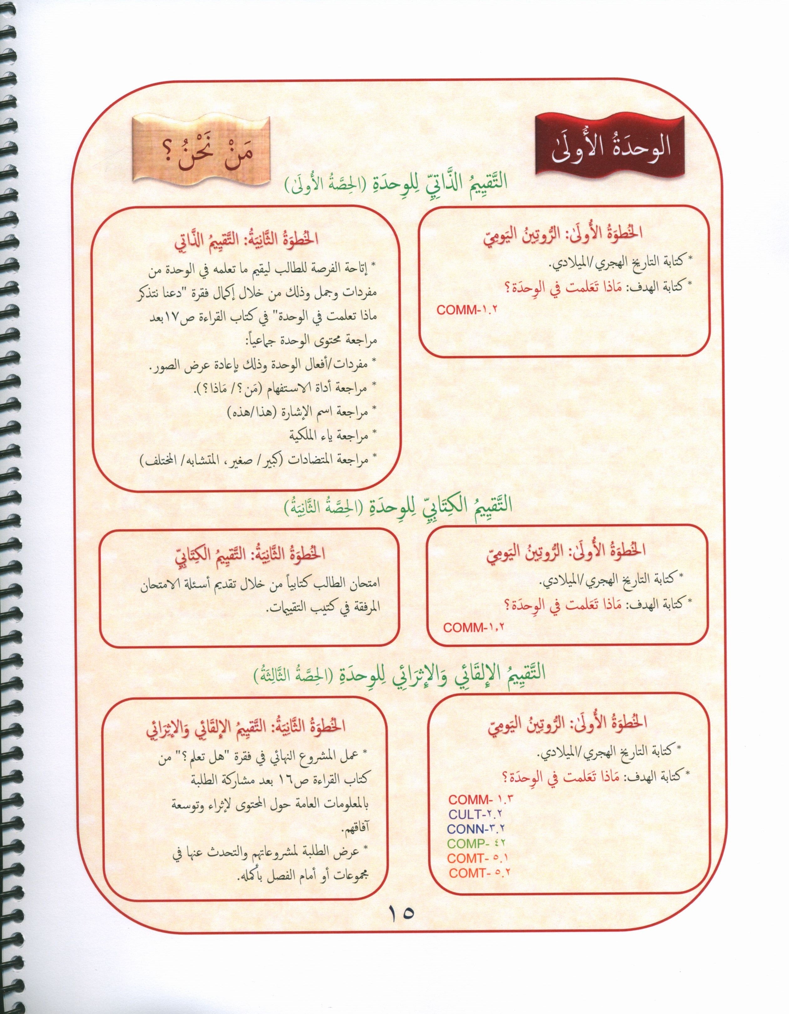 Our Language Is Our Pride Teacher's Guide Level 1 دليل المعلم للغة فخرنا المستوى 1