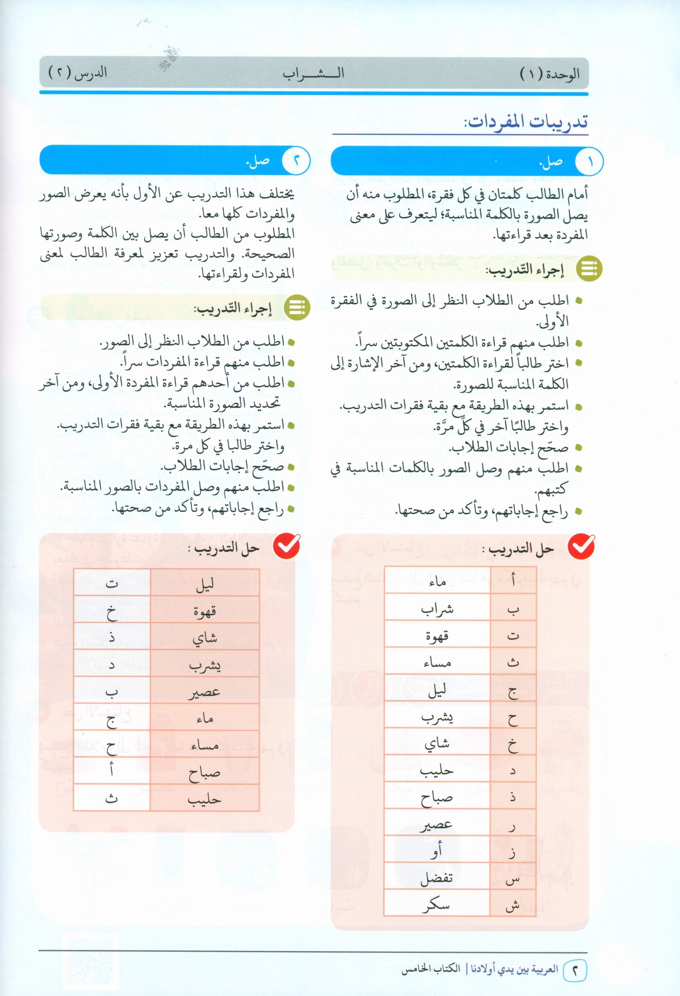 Arabic Between Our Children's Hands Teacher Guide Level 5 العربية بين يدي أولادنا
