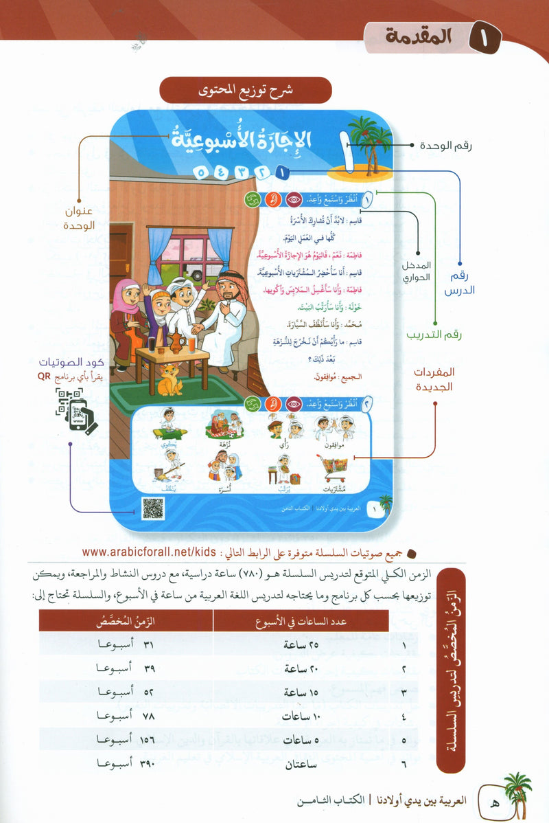 Arabic Between Our Children's Hands Teacher Guide Level 8 العربية بين يدي أولادنا