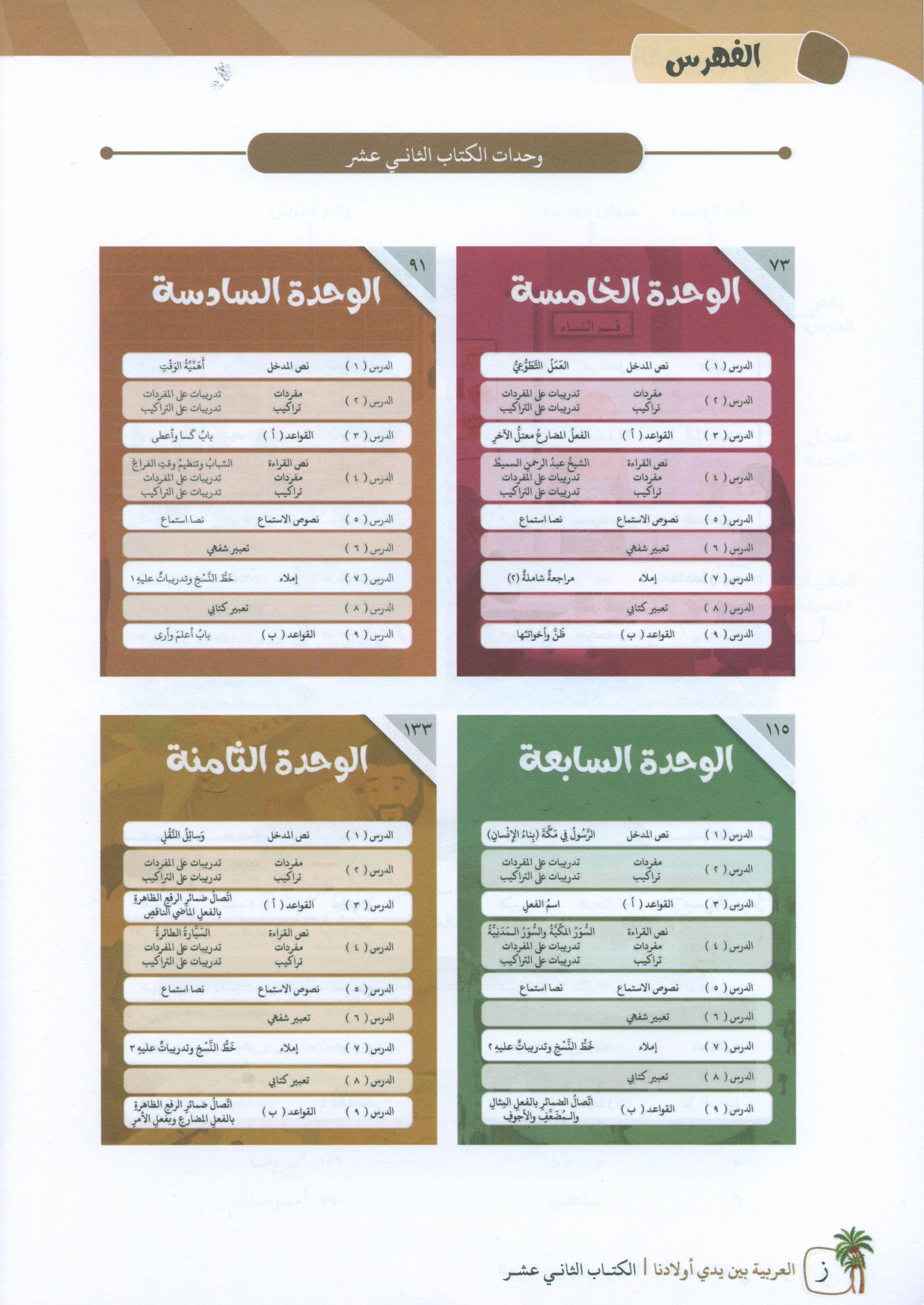 Arabic Between Our Children's Hands Teacher Guide Level 12 العربية بين يدي أولادنا