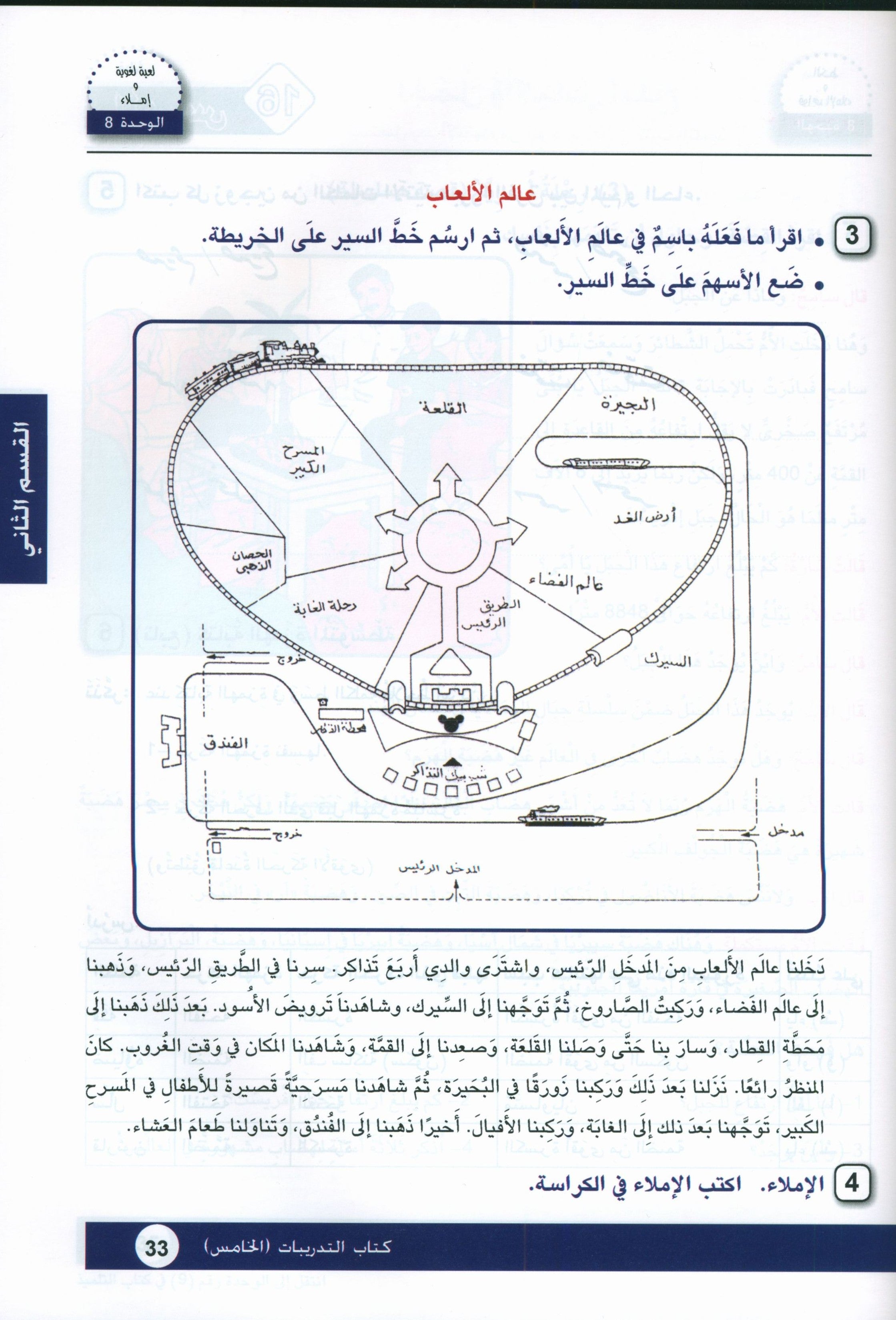 Arabic is the Language of Tomorrow: Workbook Level 5 العربية لغة الغد