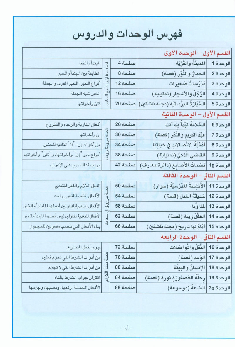 Arabic is the Language of Tomorrow: Workbook Level 7 العربية لغة الغد