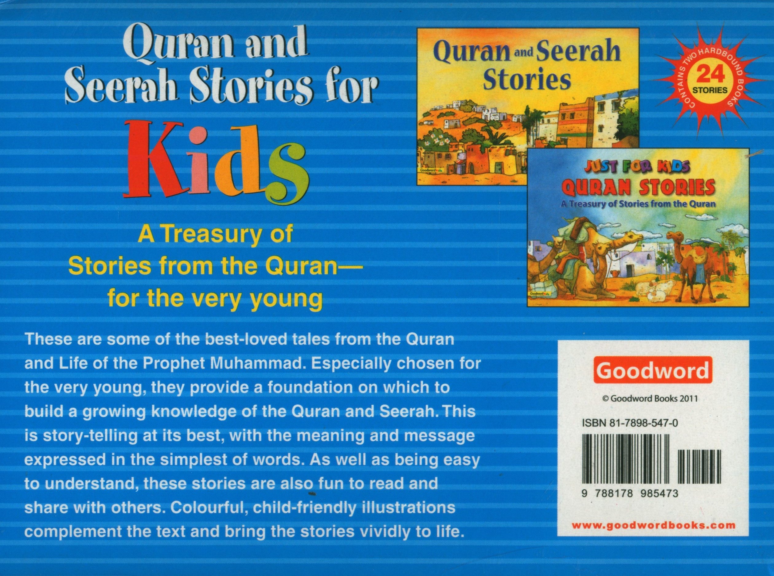 Quran and Seerah Stories for Kids Gift Box (2 Hardcover Books)