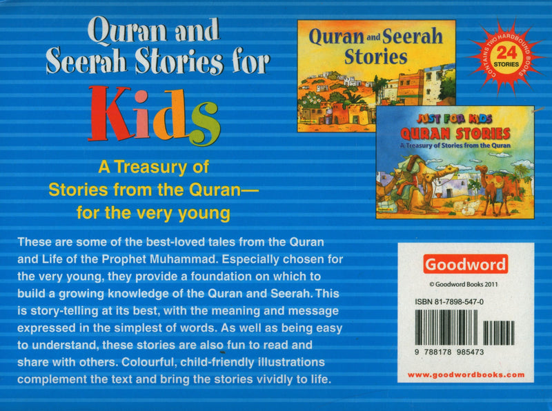 Quran and Seerah Stories for Kids Gift Box (2 Hardcover Books)