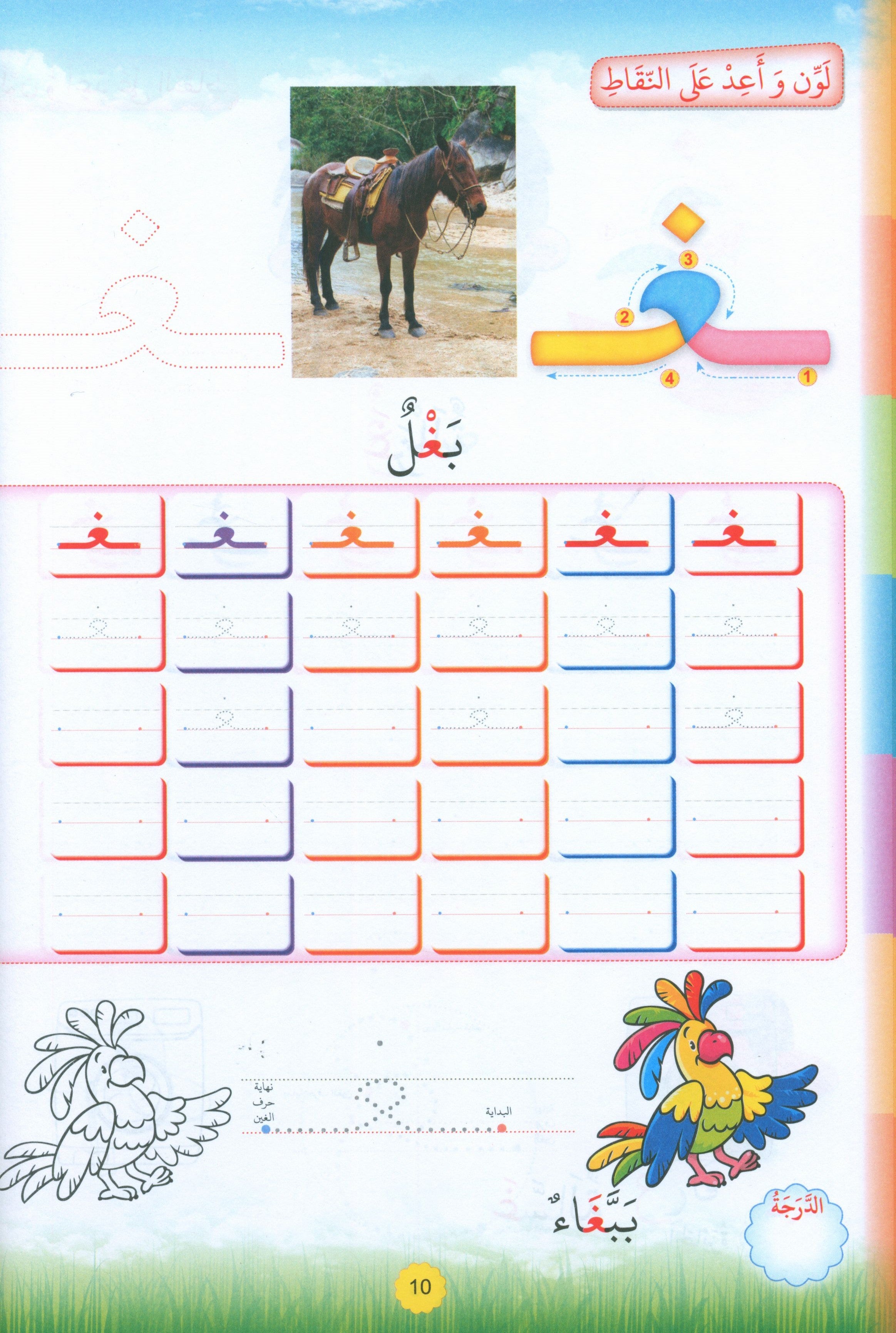 Teach with the Pen (Part 2) Trace and write like a calligrapher اعد على النّقاط تكتب كالخطّاط