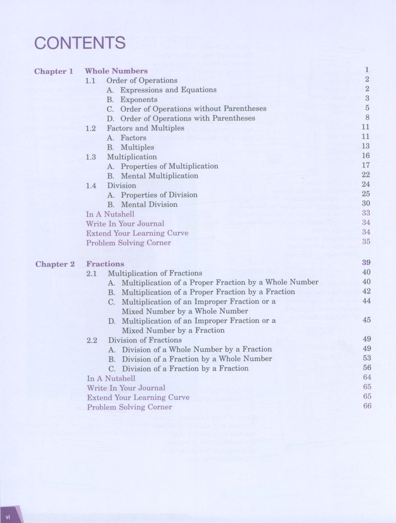 كتاب الرياضيات Dimensions 6A
