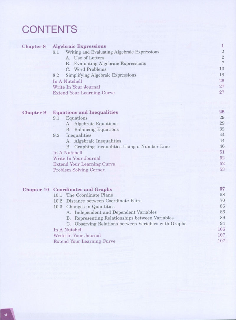 كتاب الأبعاد في الرياضيات 6B