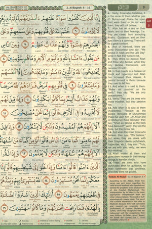 Al-Quran Al-Karim Maqdis Word By Word Translation & Color Coded Tajweed Size B5 7.5 X 9