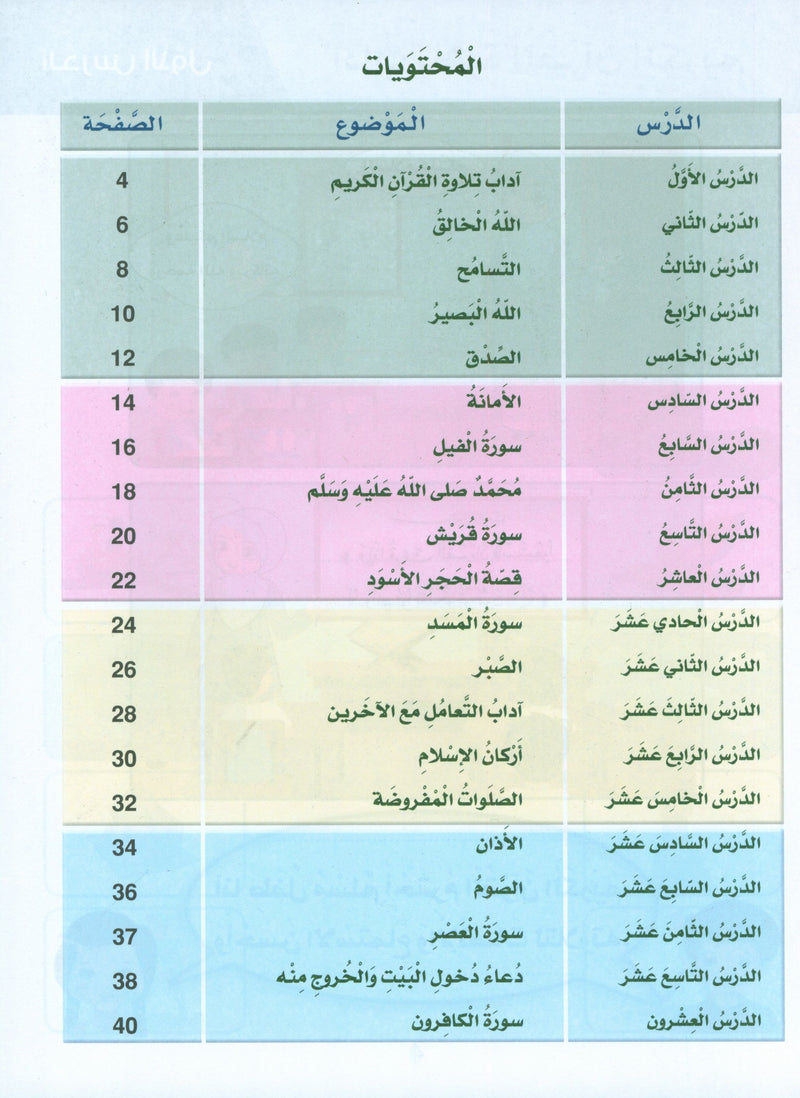Islamic Sanabel KG2 سنابل الإسلام تمهيدي