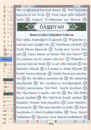 Tajweed Quran with English Translation & Transliteration Pocket Size (3.5