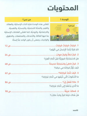 In Arabic Textbook: Grade 6 Part 1 بالعربي