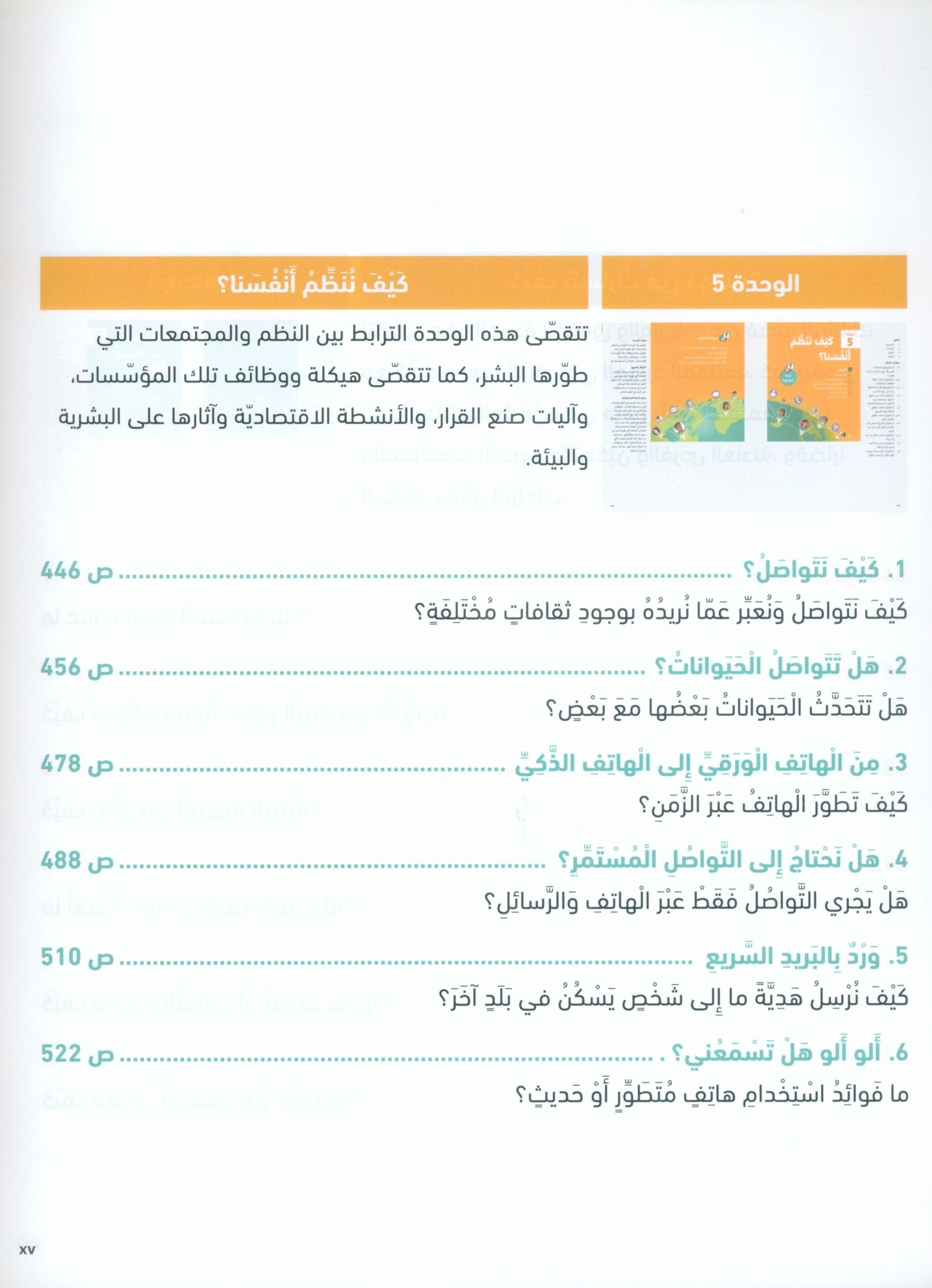 في دليل معلم اللغة العربية: الصف الرابع الجزء الثاني