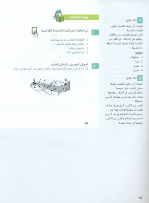 في دليل معلم اللغة العربية: الصف الرابع الجزء الثاني