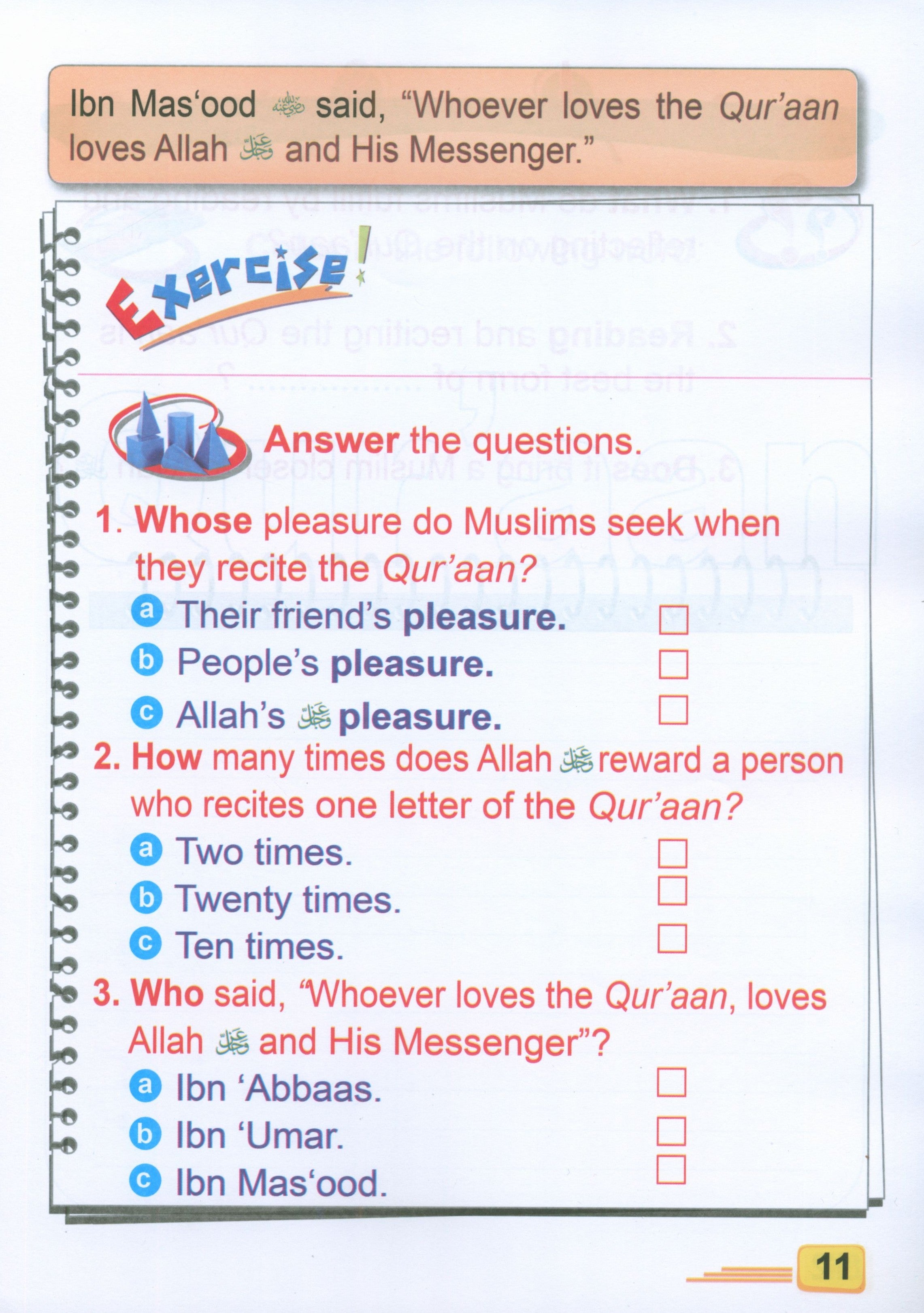 ICO Islamic Studies Textbook Level 2 Part 1
